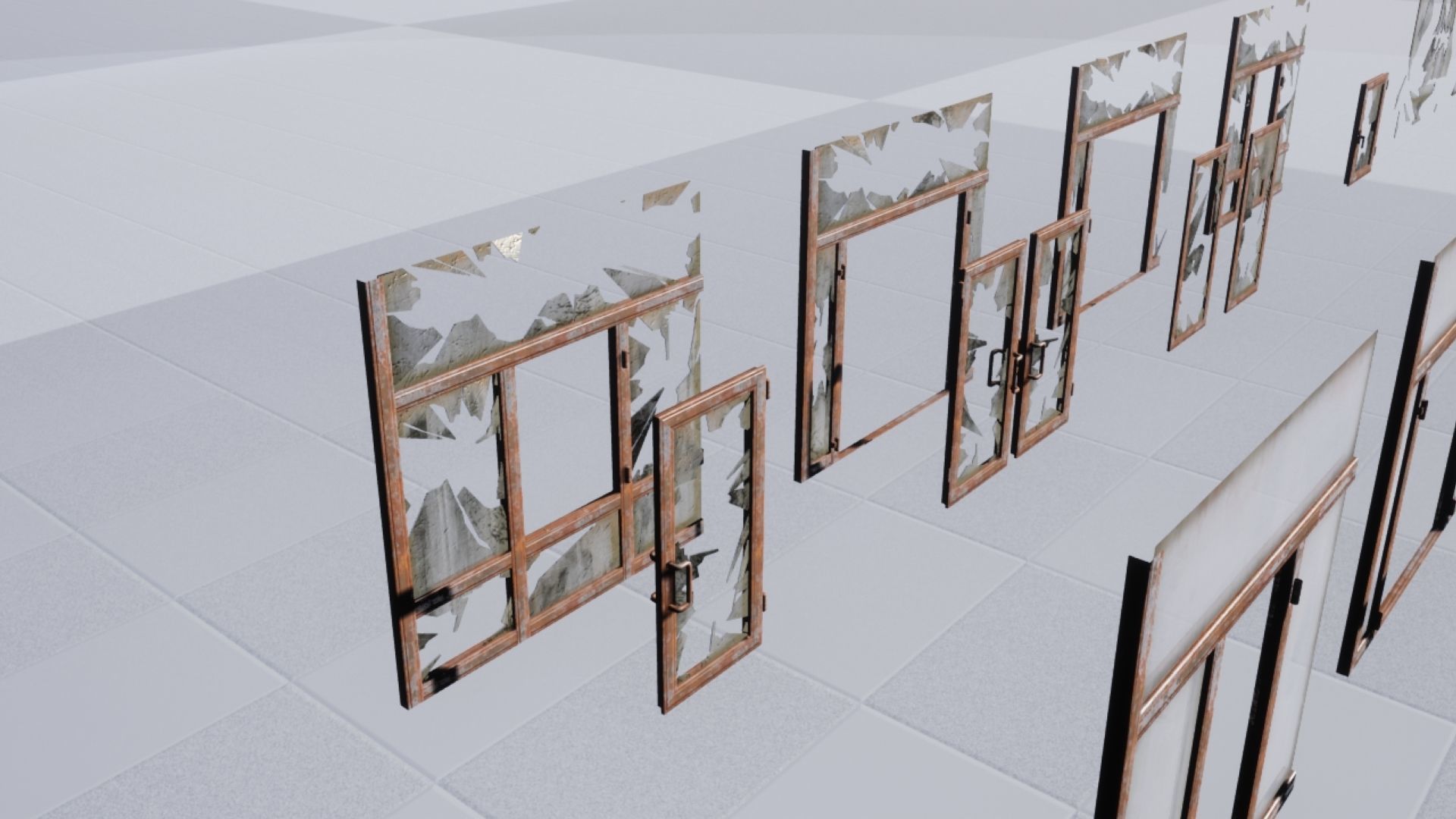 Rack pack Low-poly 3D model_10