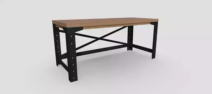 Industrial-Style Desk
