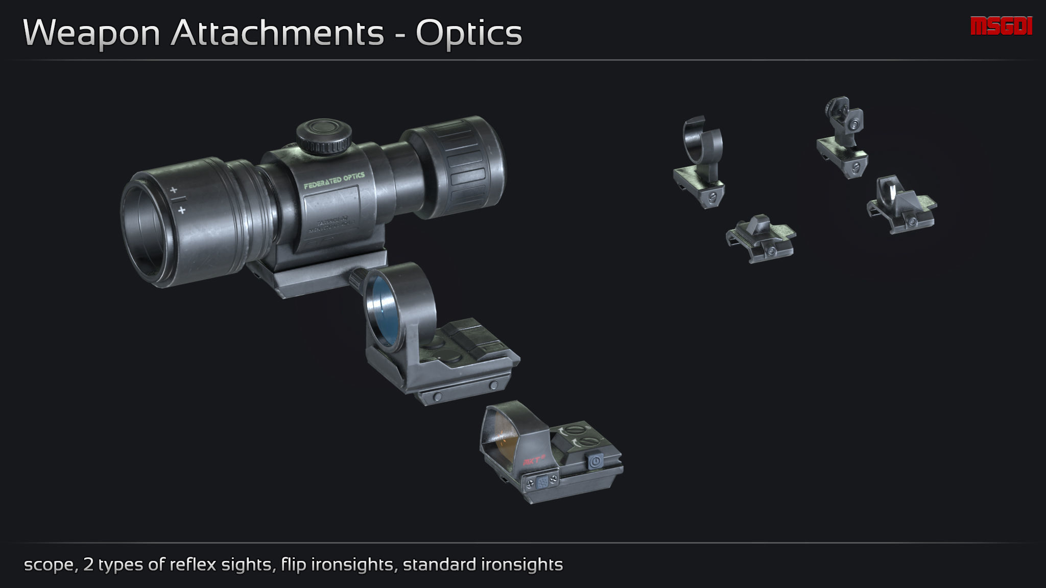 Scifi Heavy Weapon Collection I _6