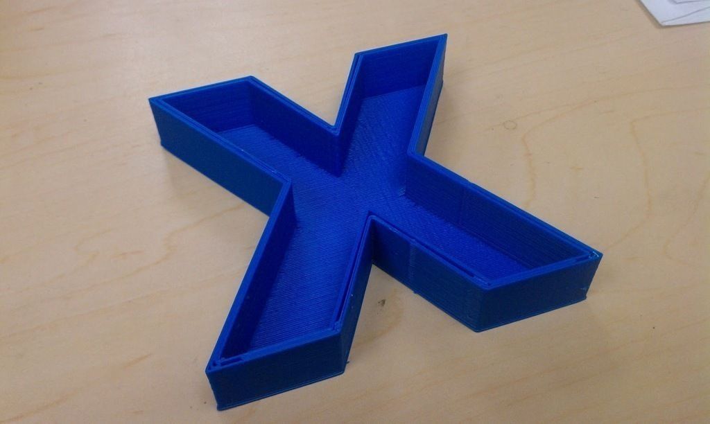 X box triangular Free 3D print model_3