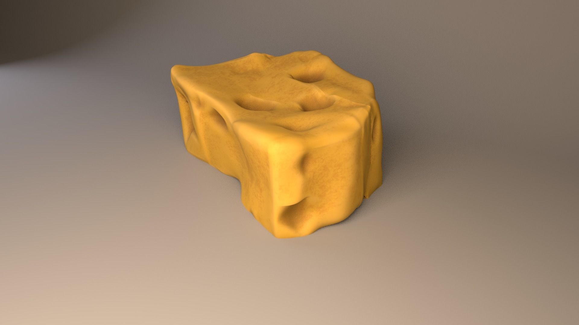 Stylised Sponge Free 3D model_1