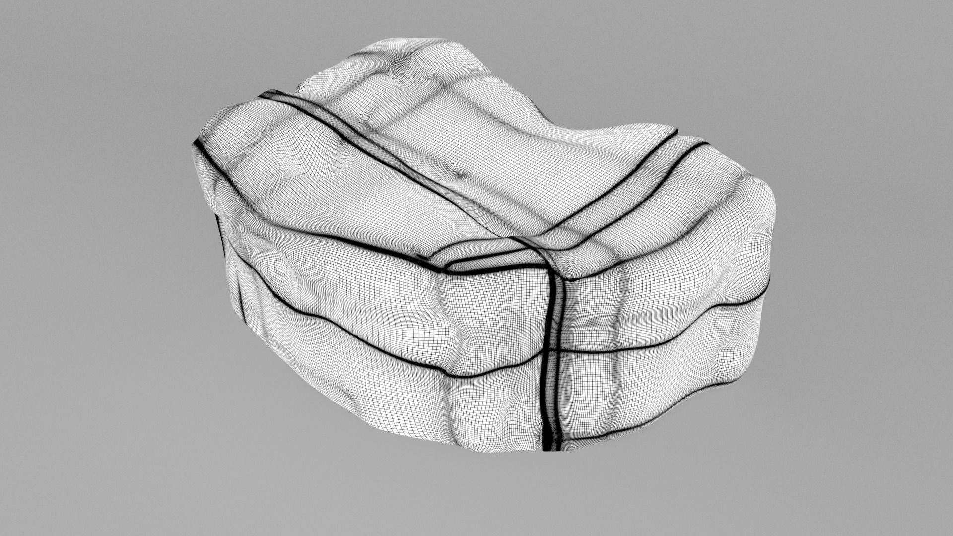 Stylised Sponge Free 3D model_4