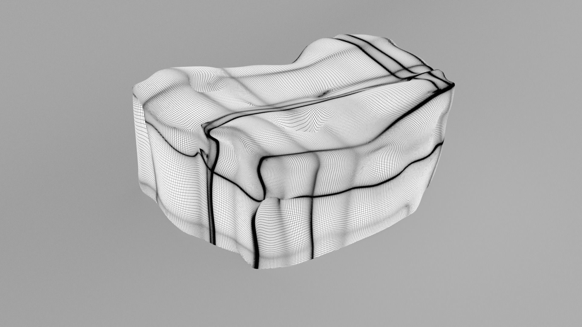 Stylised Sponge Free 3D model_5