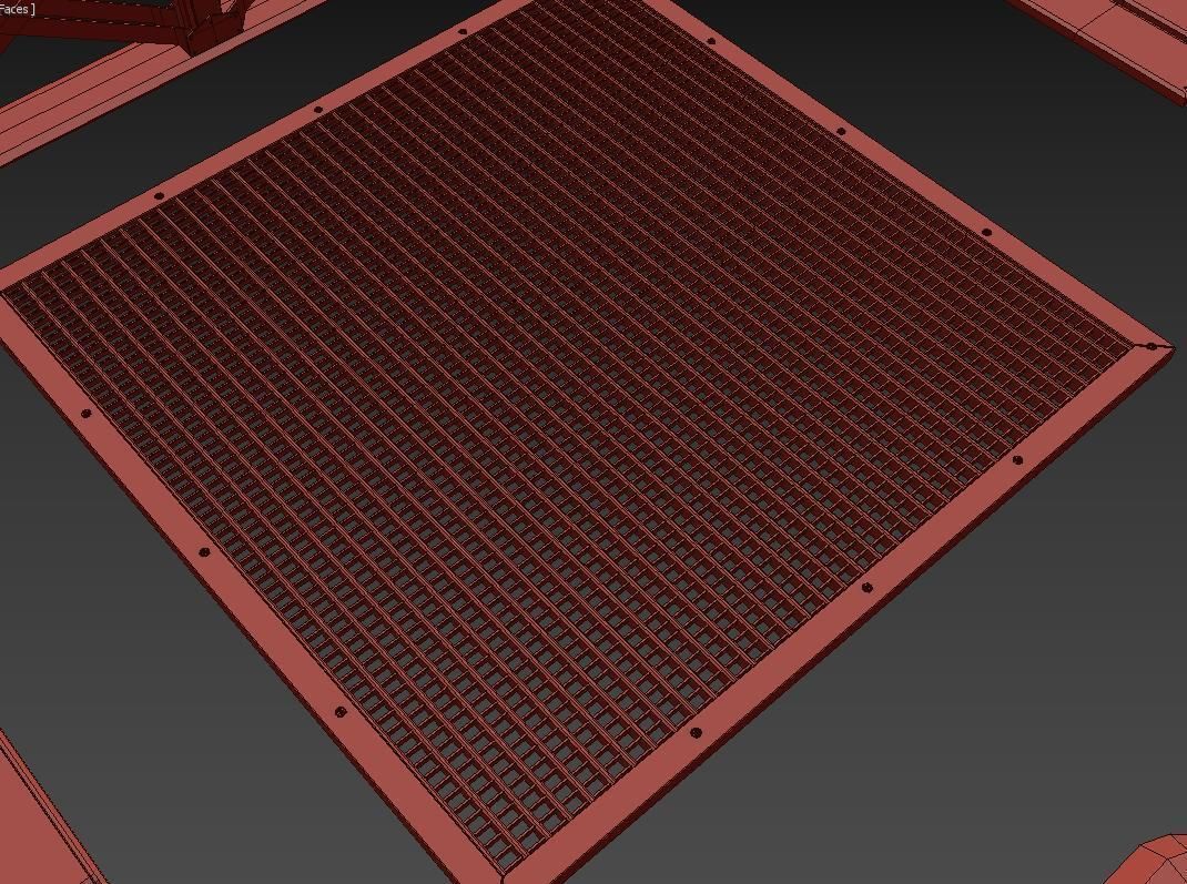 Kitbash Si-fi low poly 3D model_33