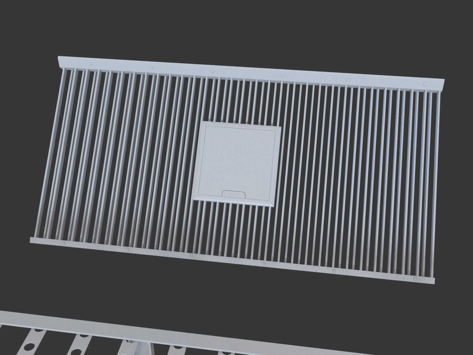 Kitbash Si-fi low poly 3D model_7