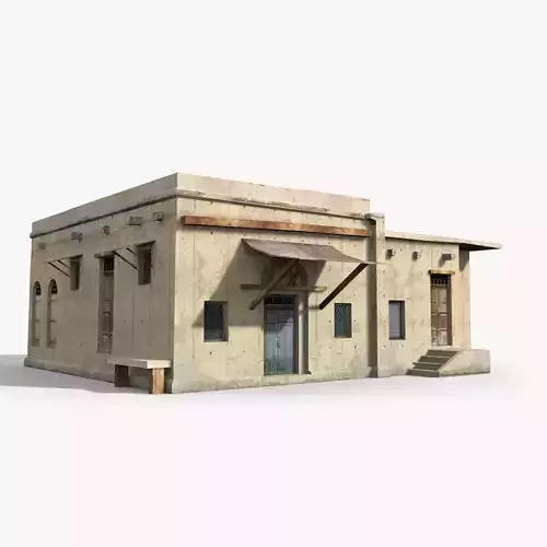 Arab x9 Low-poly 3D model