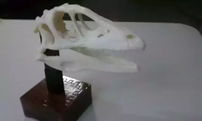 Animatronic Dinosaur Skull  Free 3D print model