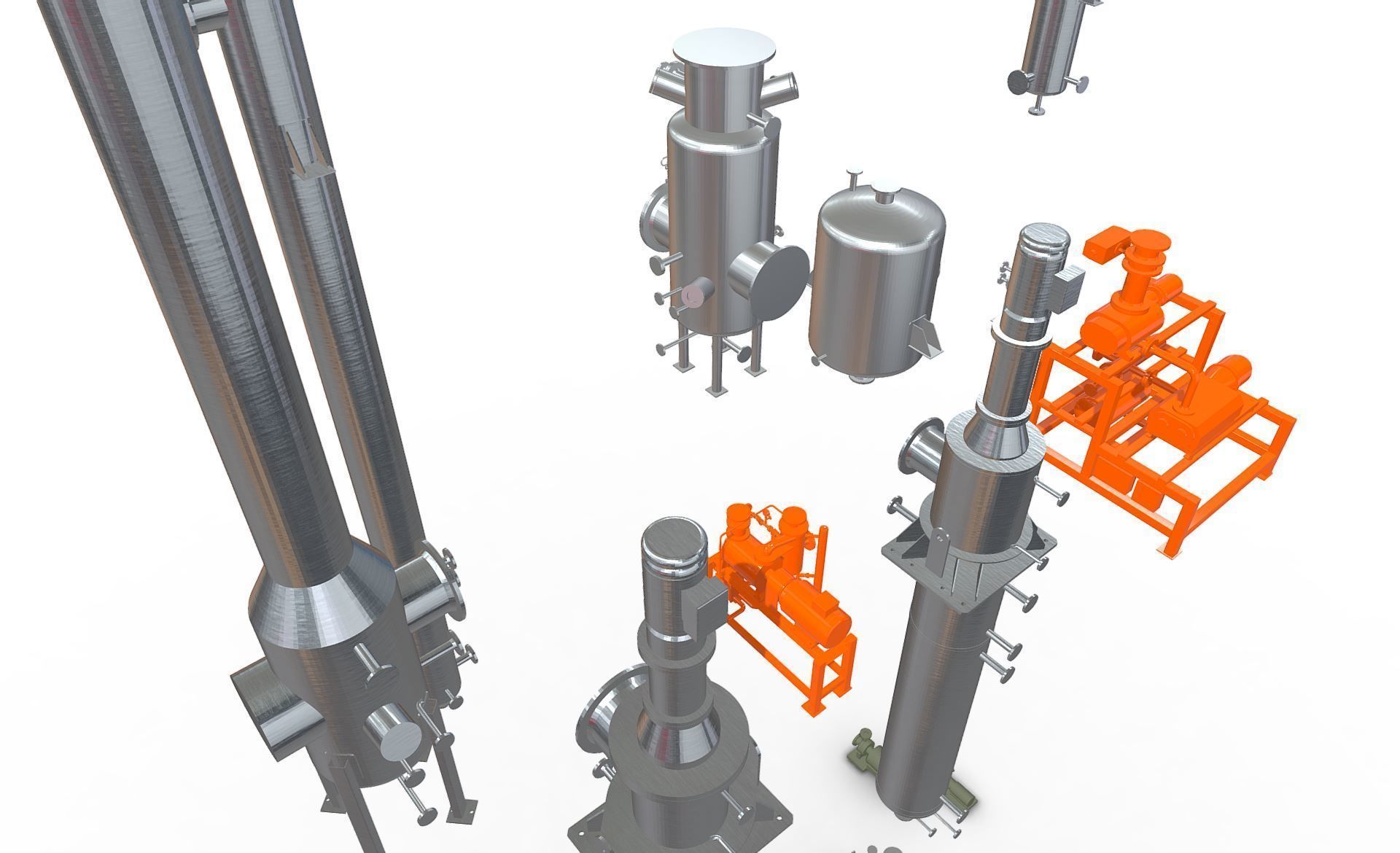 Process Plant UAE - Equipment 3D print model_13