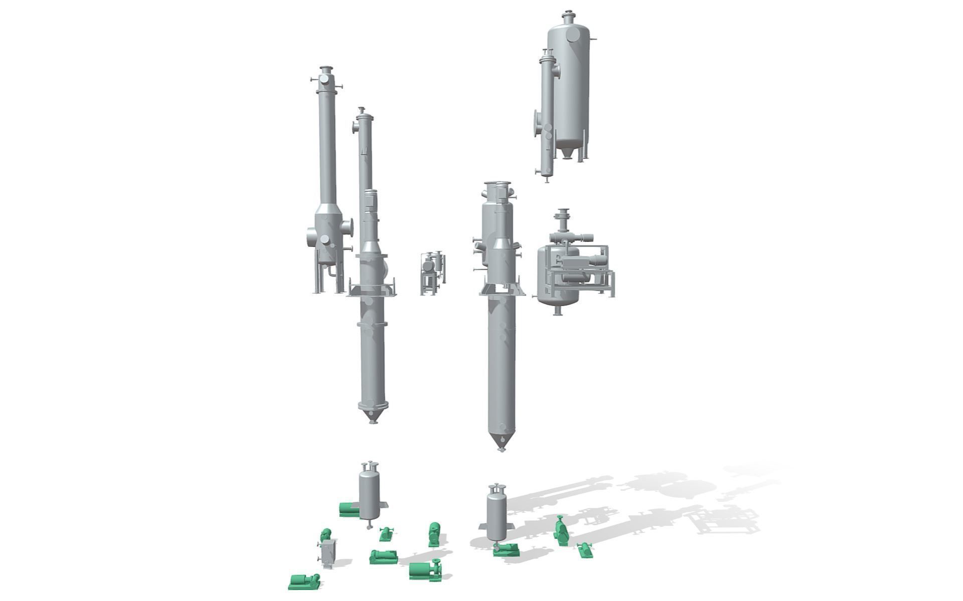 Process Plant UAE - Equipment 3D print model_5