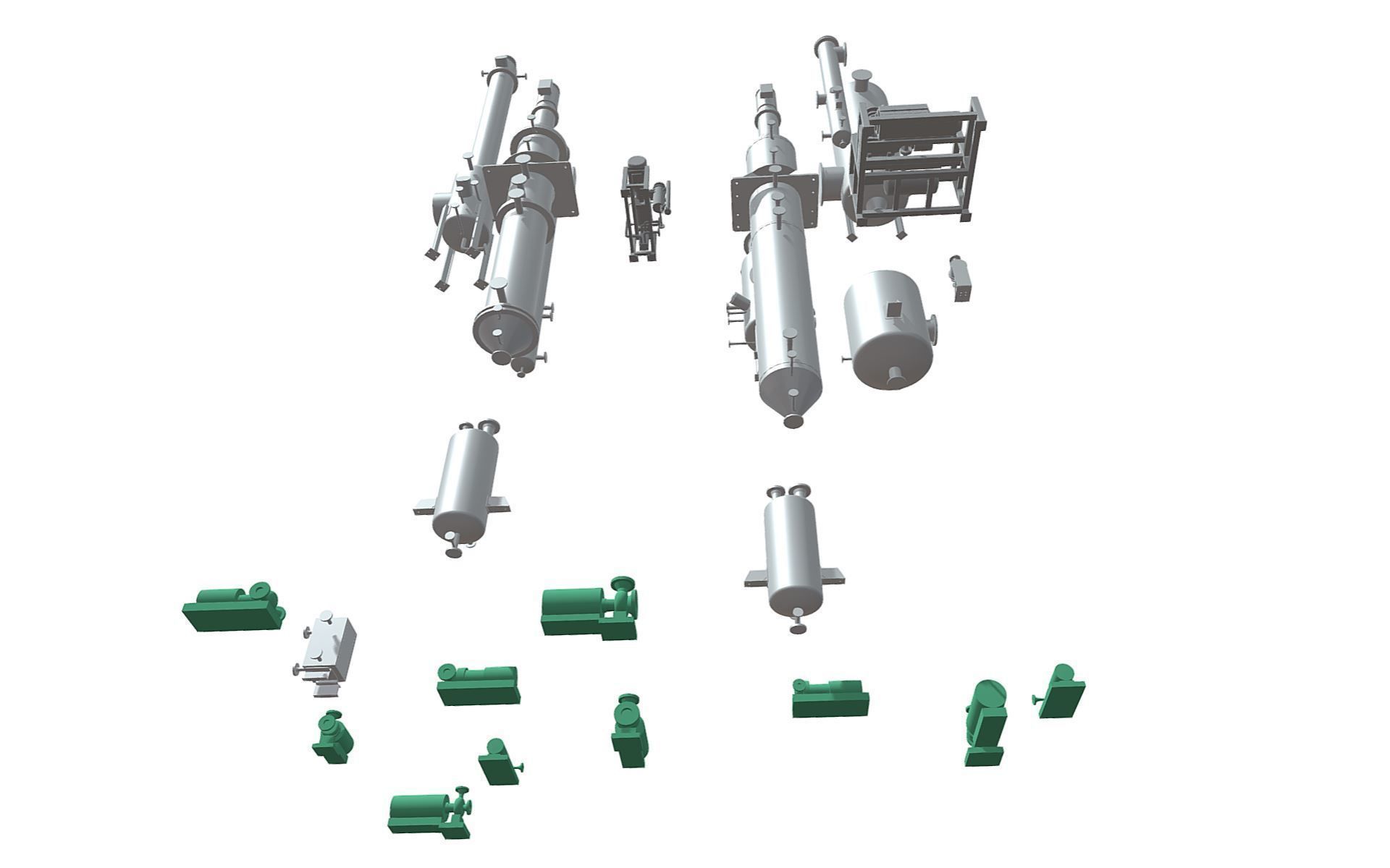 Process Plant UAE - Equipment 3D print model_12