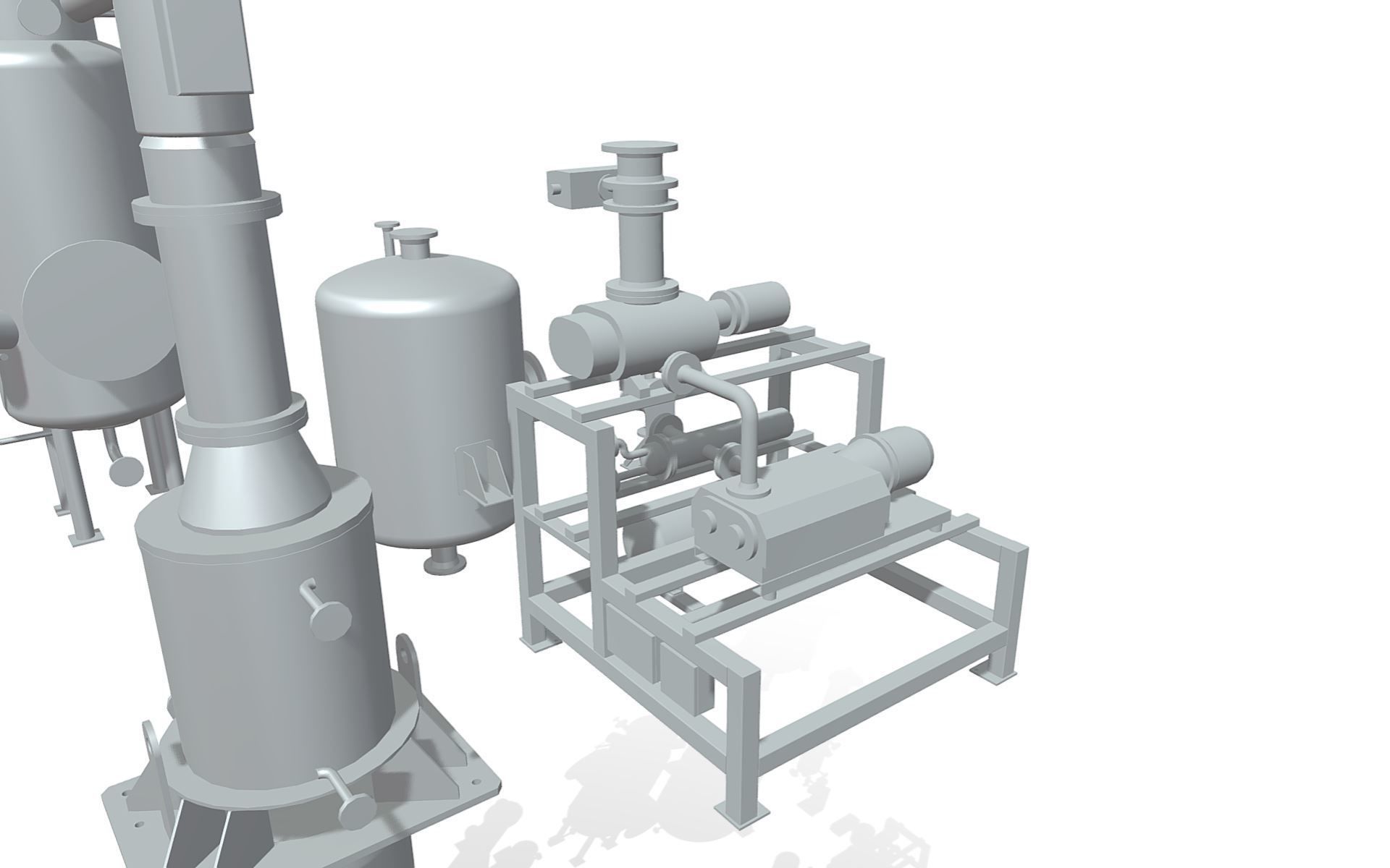 Process Plant UAE - Equipment 3D print model_8