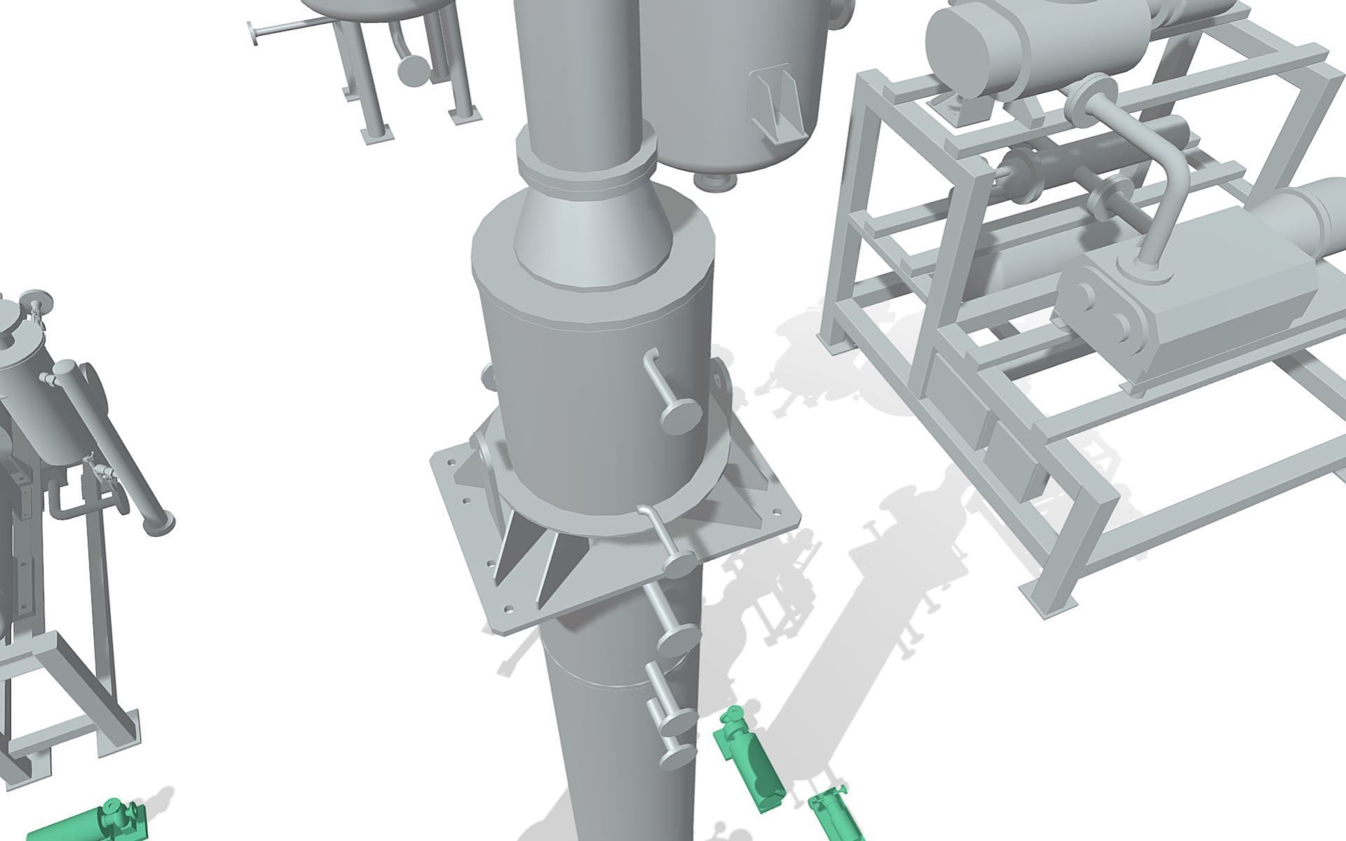 Process Plant UAE - Equipment 3D print model_7