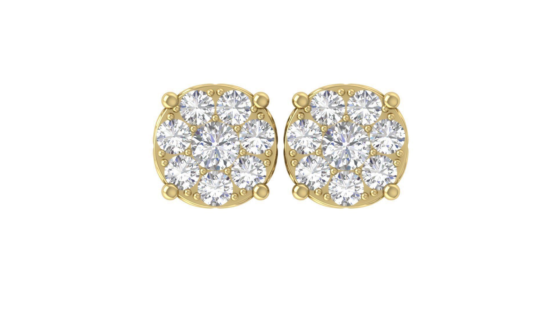 Stud Pendent 3D print model_5