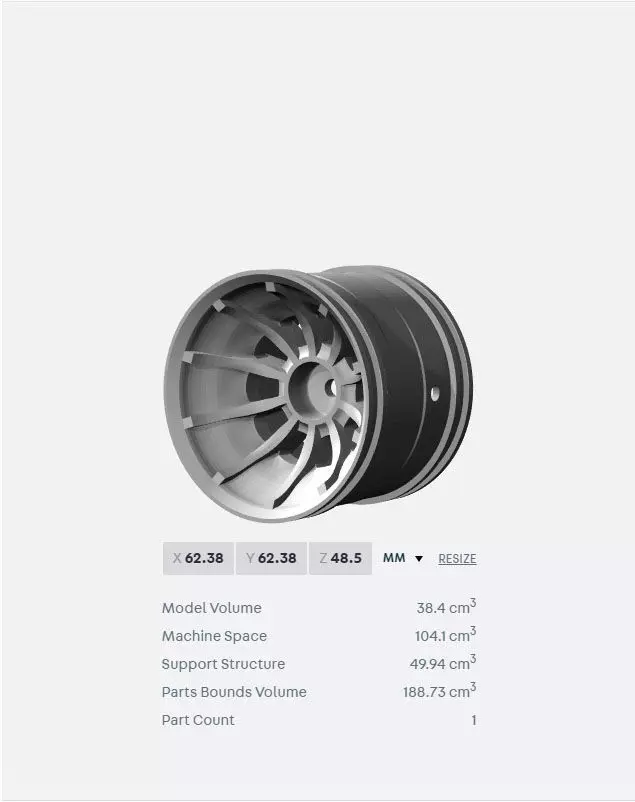 PRINT file for Turbine Styled rim RC Cars and Trucks  3D print model_0