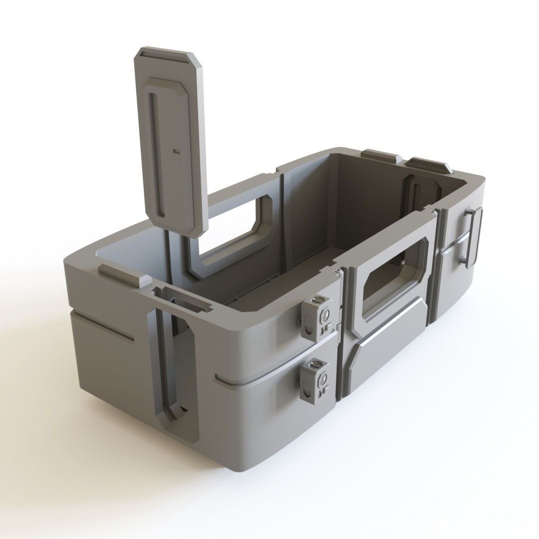 Sci fi Colony Module for tabletop scenery 3D print model_8