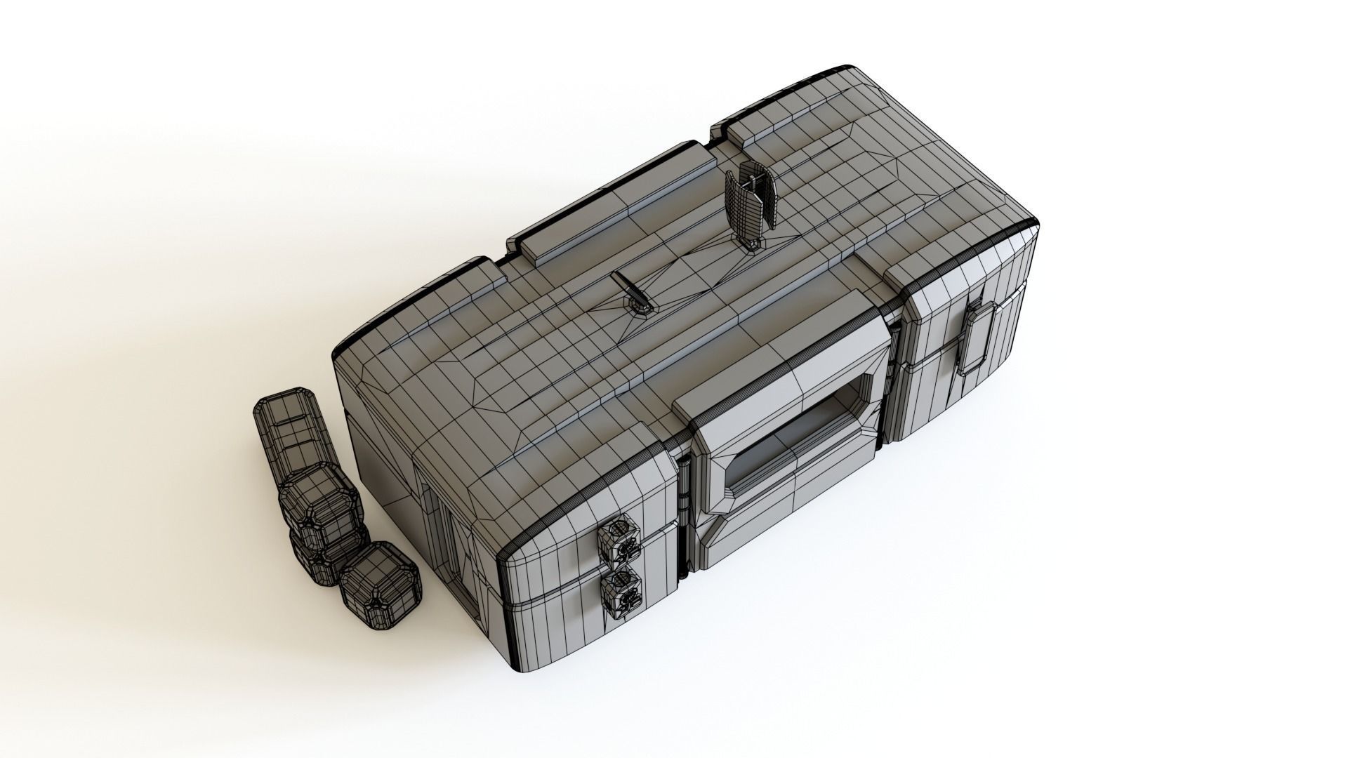 Sci fi Colony Module for tabletop scenery 3D print model_2