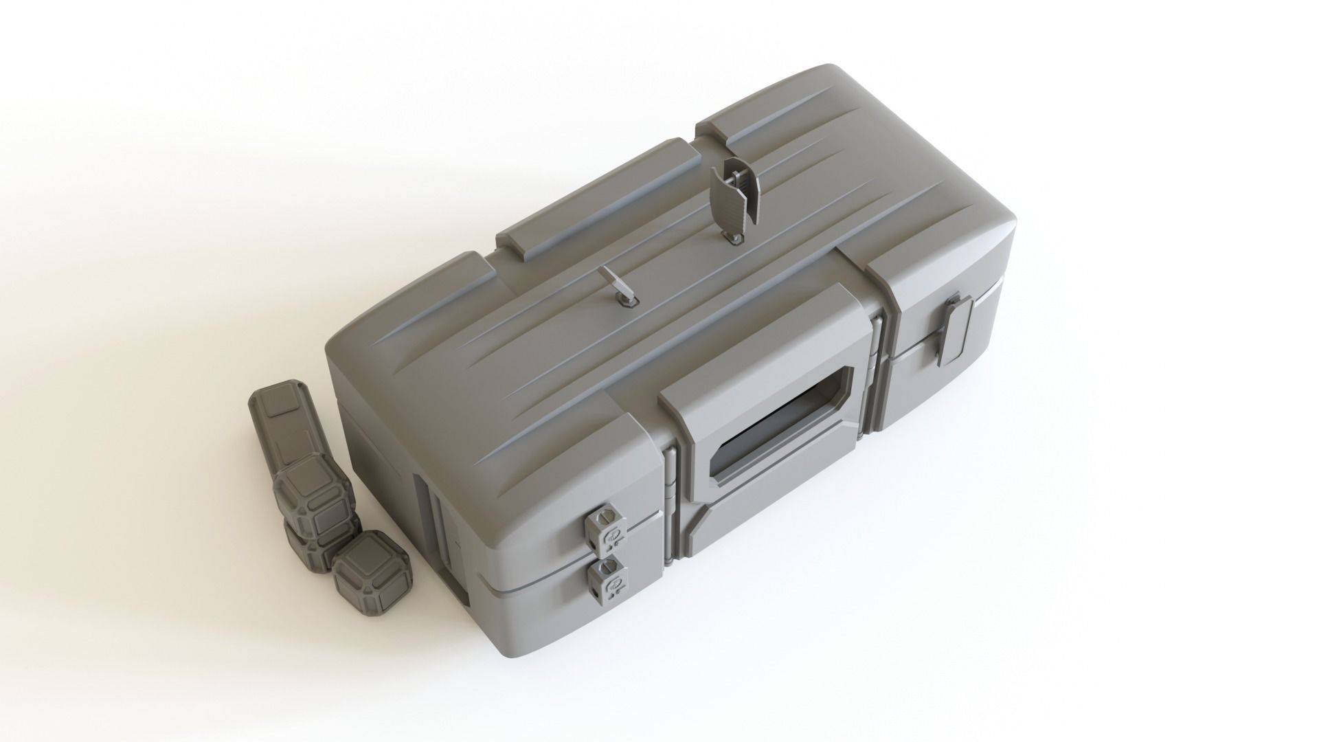 Sci fi Colony Module for tabletop scenery 3D print model_3