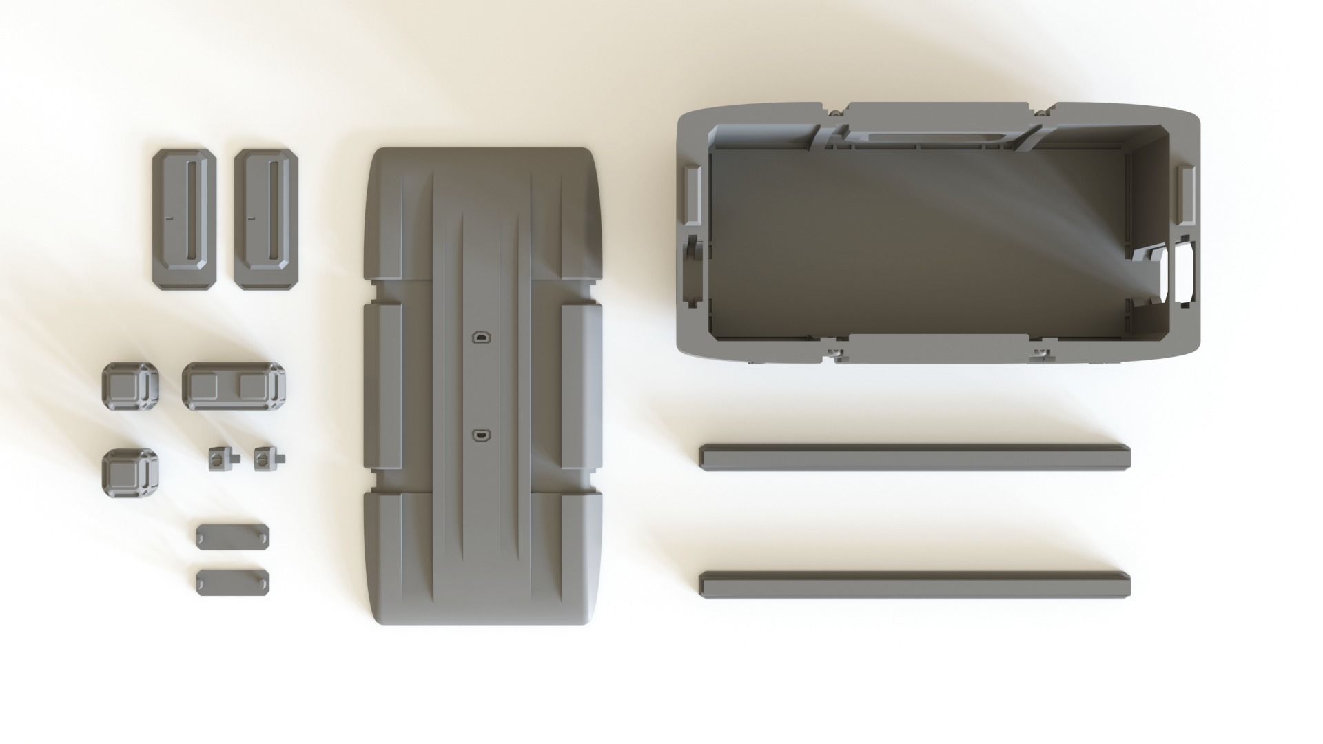 Sci fi Colony Module for tabletop scenery 3D print model_10