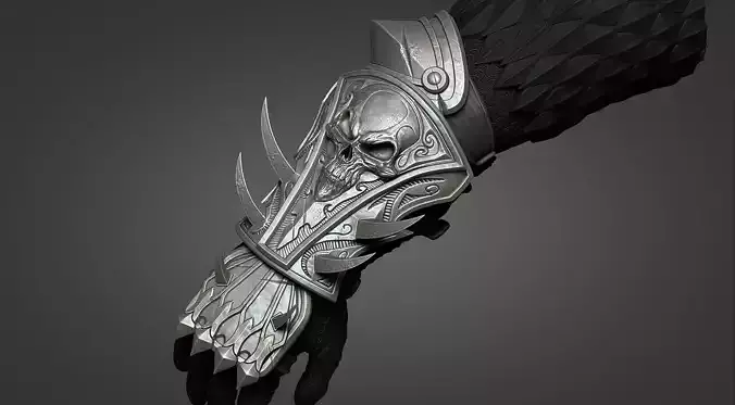 Lich King armor - arm 3D print model