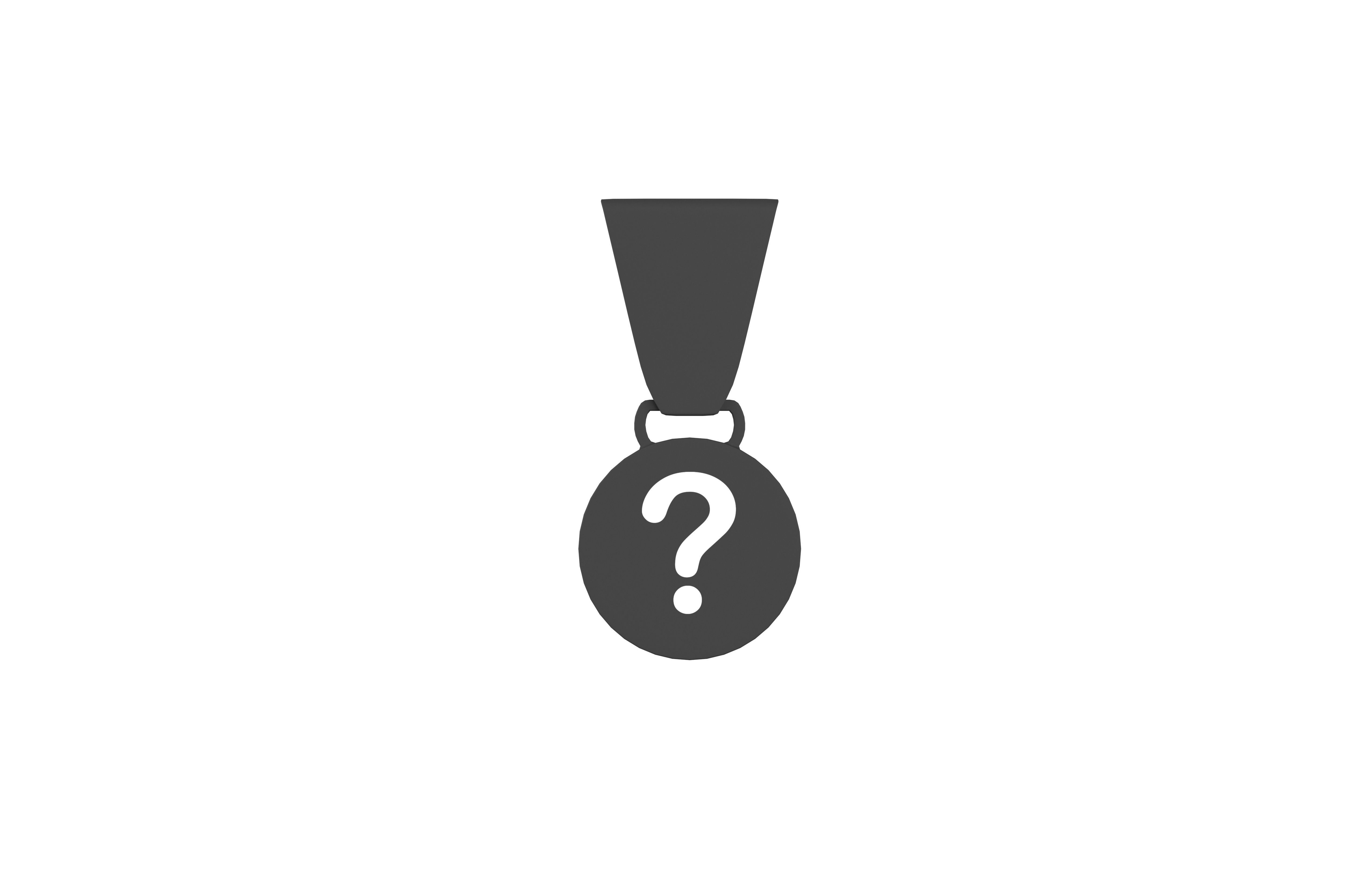 Medal v3 001 Low-poly 3D model_2