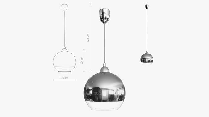 Nowodvorski GLOBE M 4953 lamp 3D model