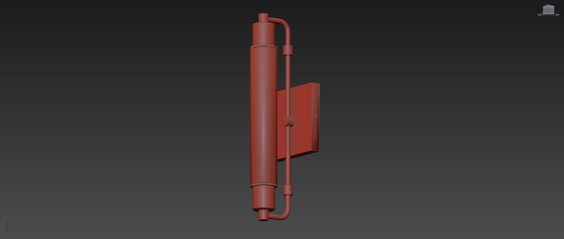 Tube Vanity Wall Sconce 3D model_10