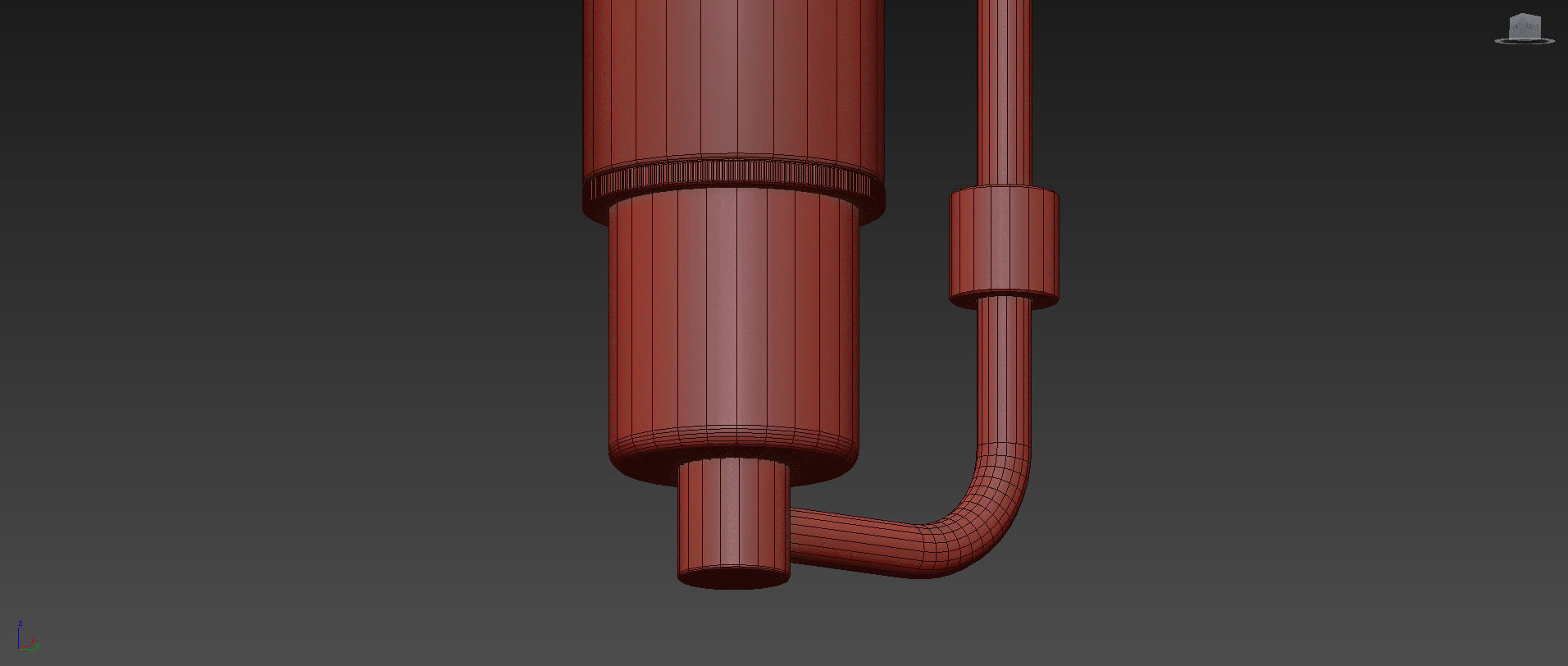 Tube Vanity Wall Sconce 3D model_8