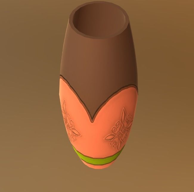 Vase 03 Low-poly 3D model_2