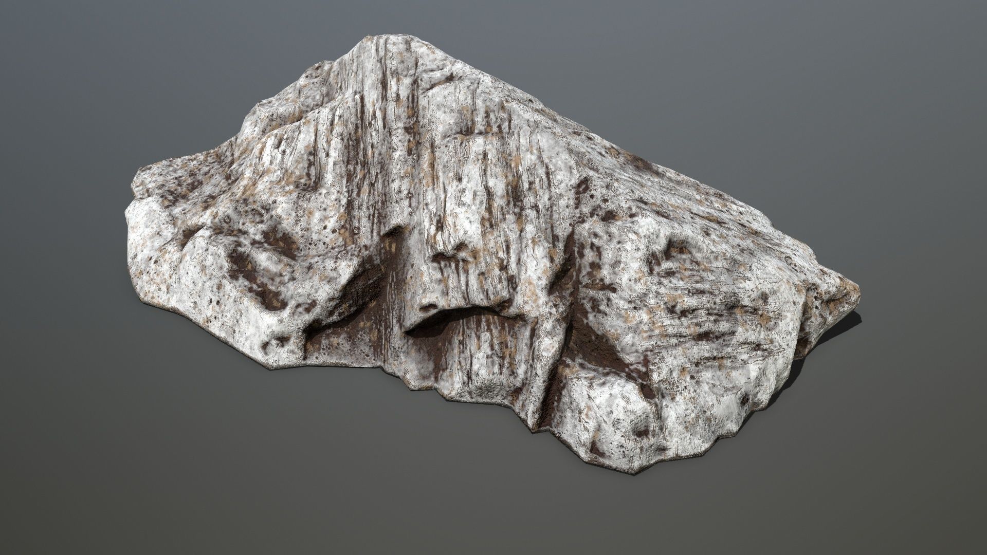 Rock set 2 Low-poly 3D model_3