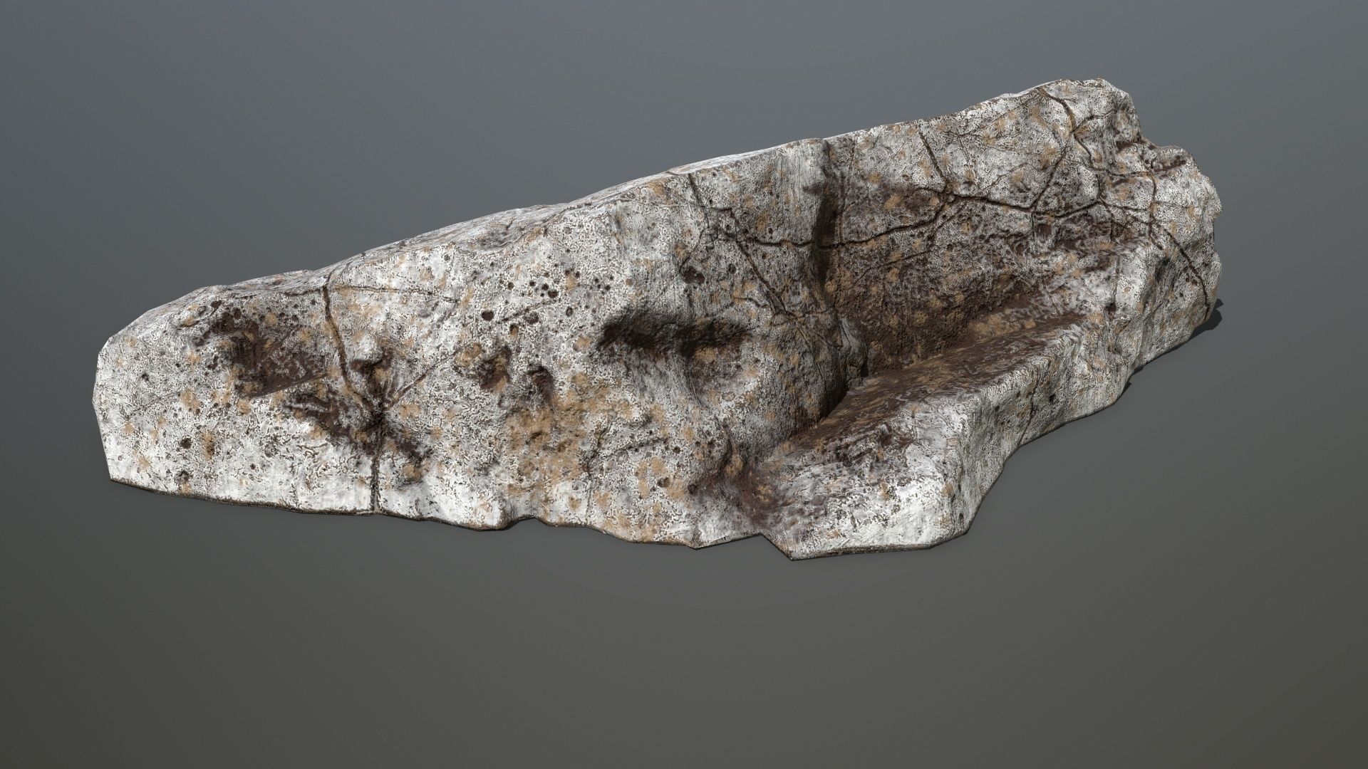 Rock set 2 Low-poly 3D model_16