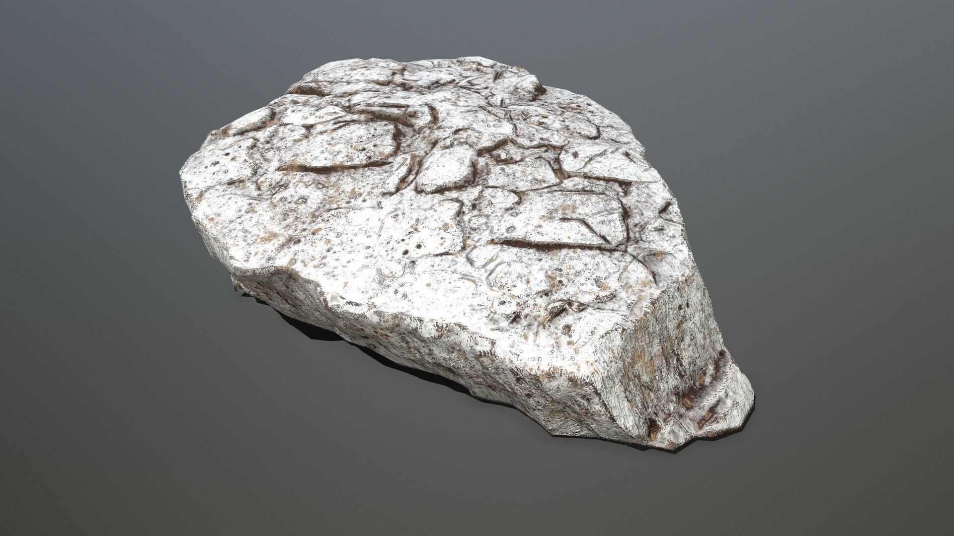 Rock set 2 Low-poly 3D model_9