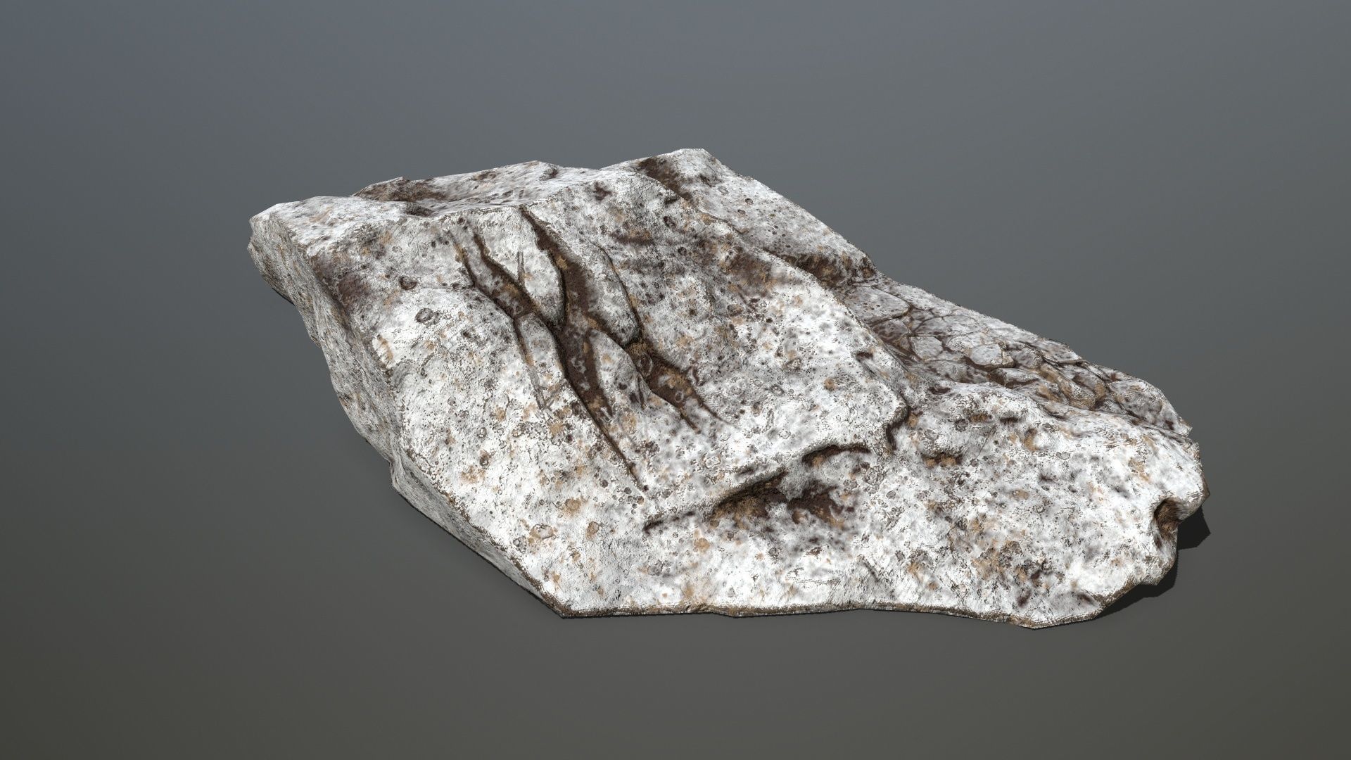Rock set 2 Low-poly 3D model_1