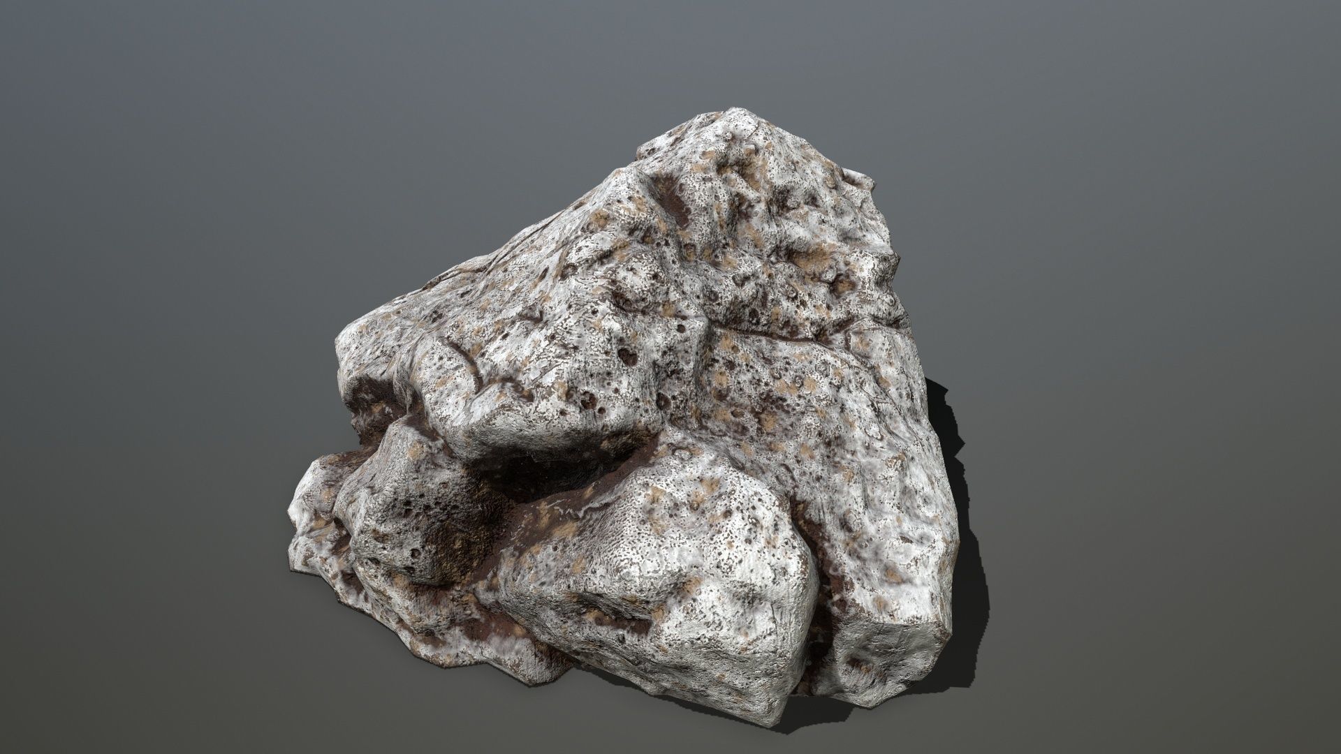 Rock set 2 Low-poly 3D model_14