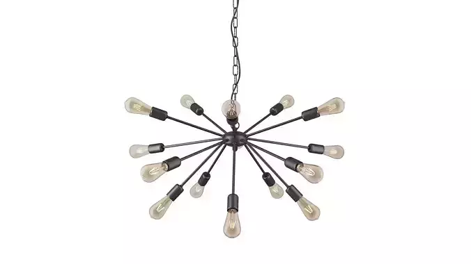 Nowodvorski ROD BLACK XV 9733 lamp 3D model