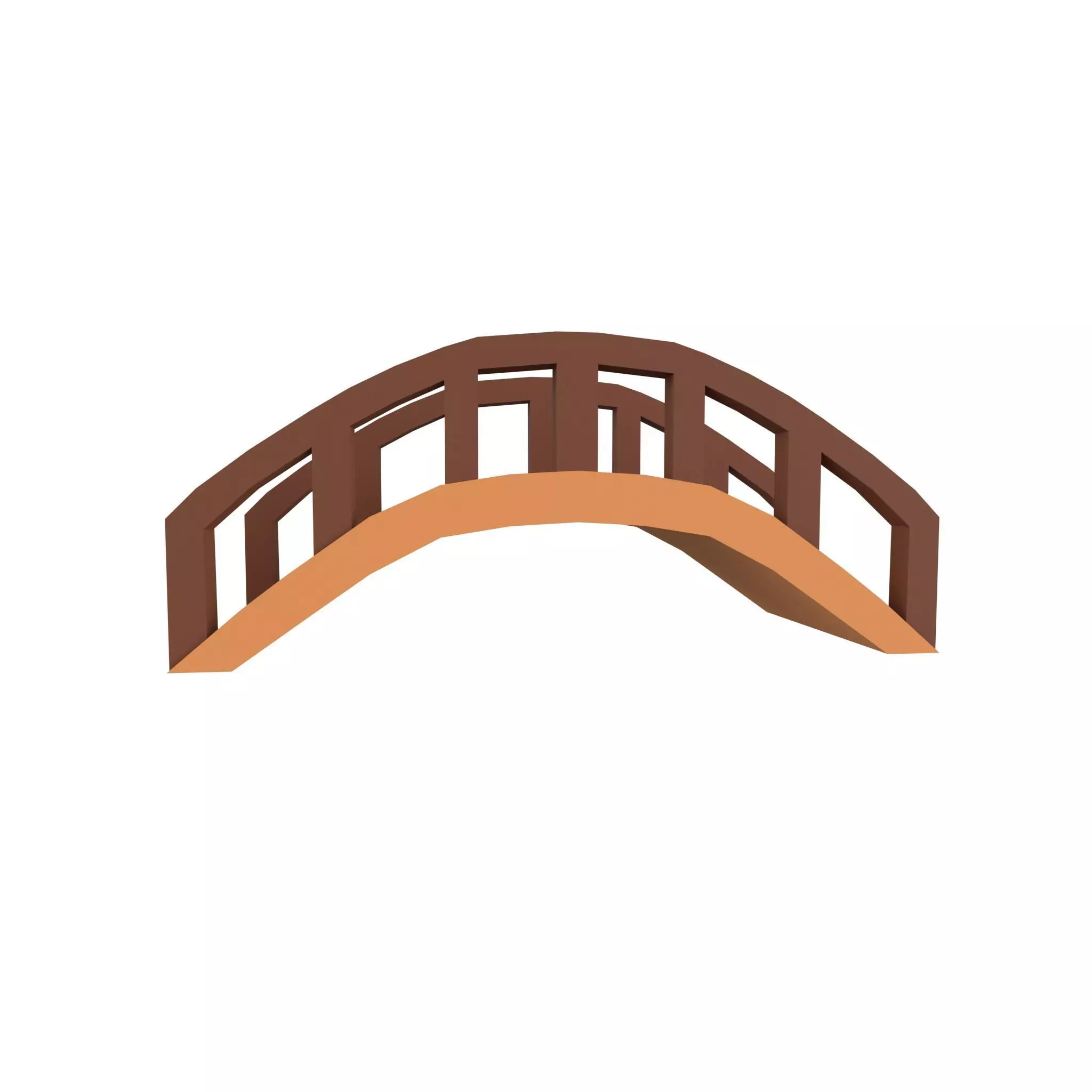Cartoon Bridge v1 001 Free low-poly 3D model