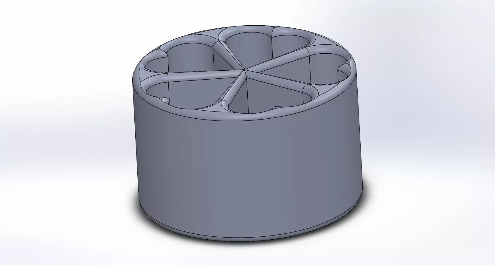 Trinket dish Heart Free 3D print model