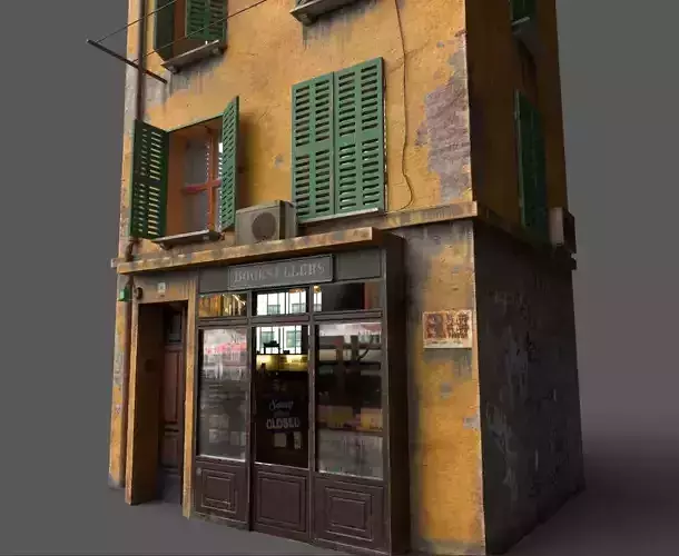 Old European House  With Shop