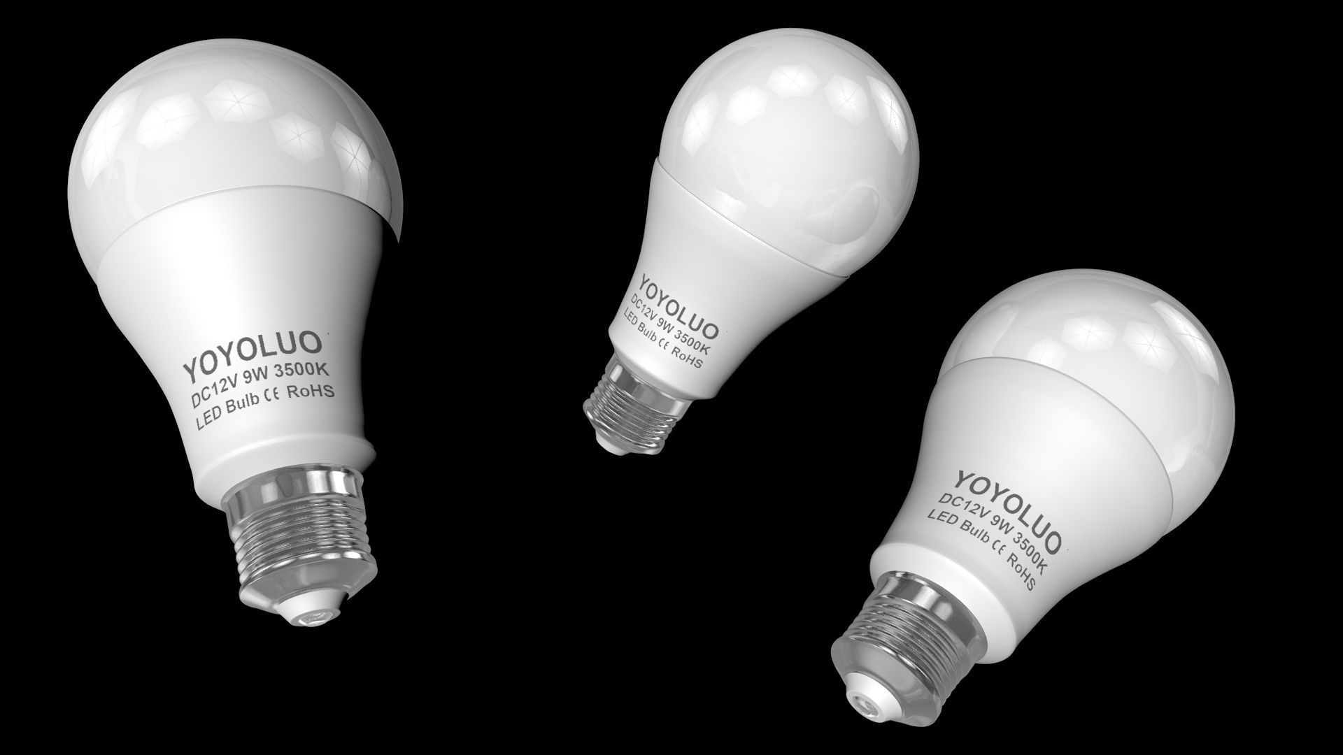 Led lamp 3D model_1