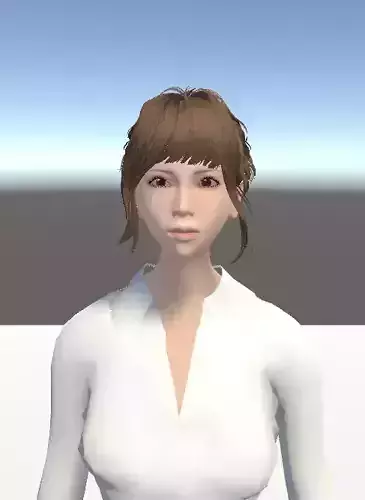Unity Humanoid Model Female 014 Free 3D model