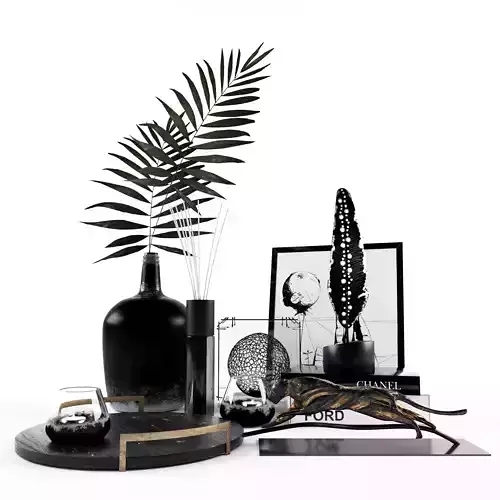 decoration black set