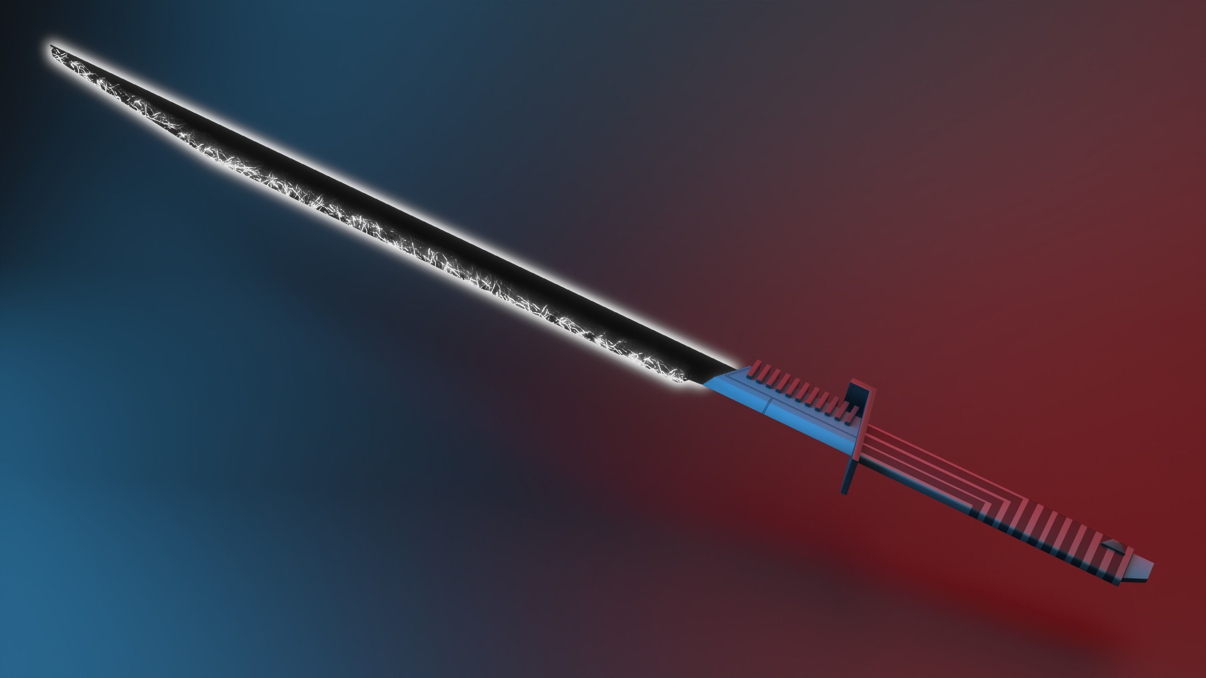 Mandalorian Dark Saber 3D model_3