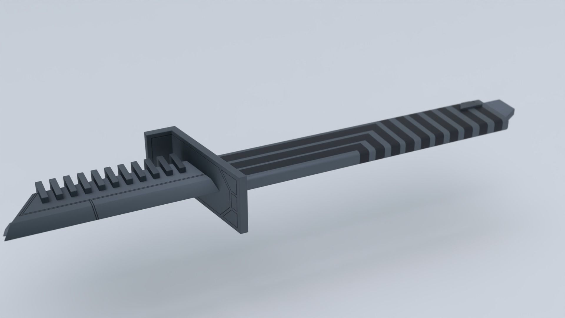 Mandalorian Dark Saber 3D model_7
