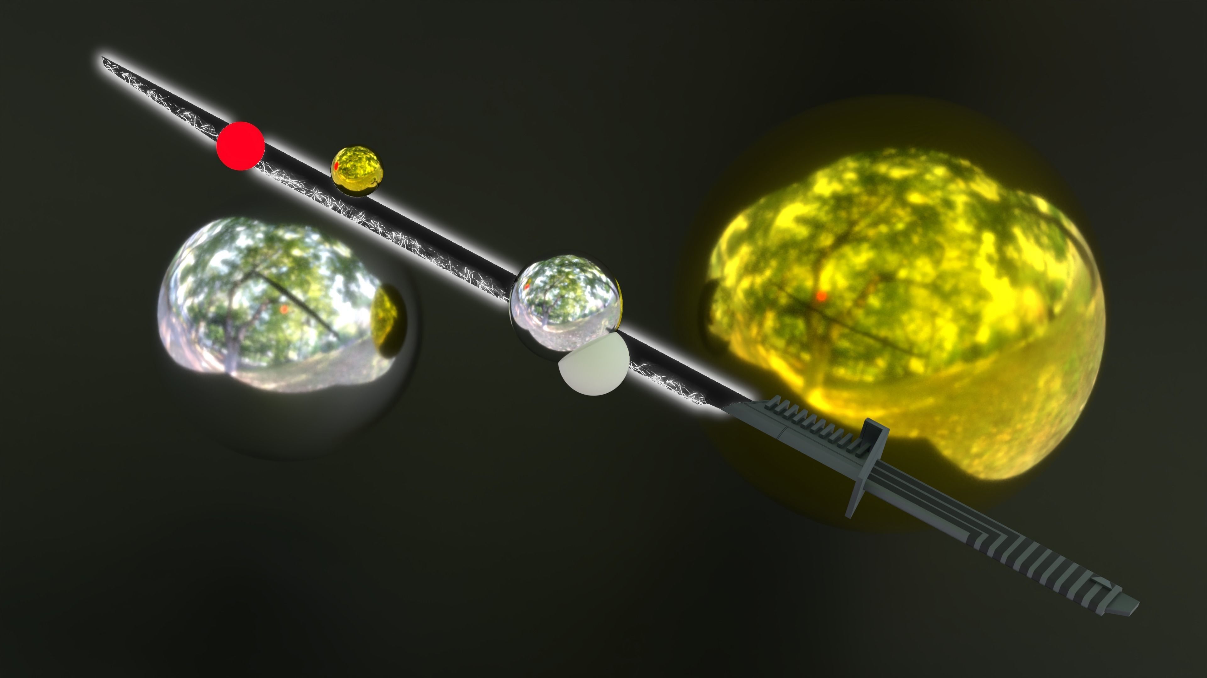 Mandalorian Dark Saber 3D model_4