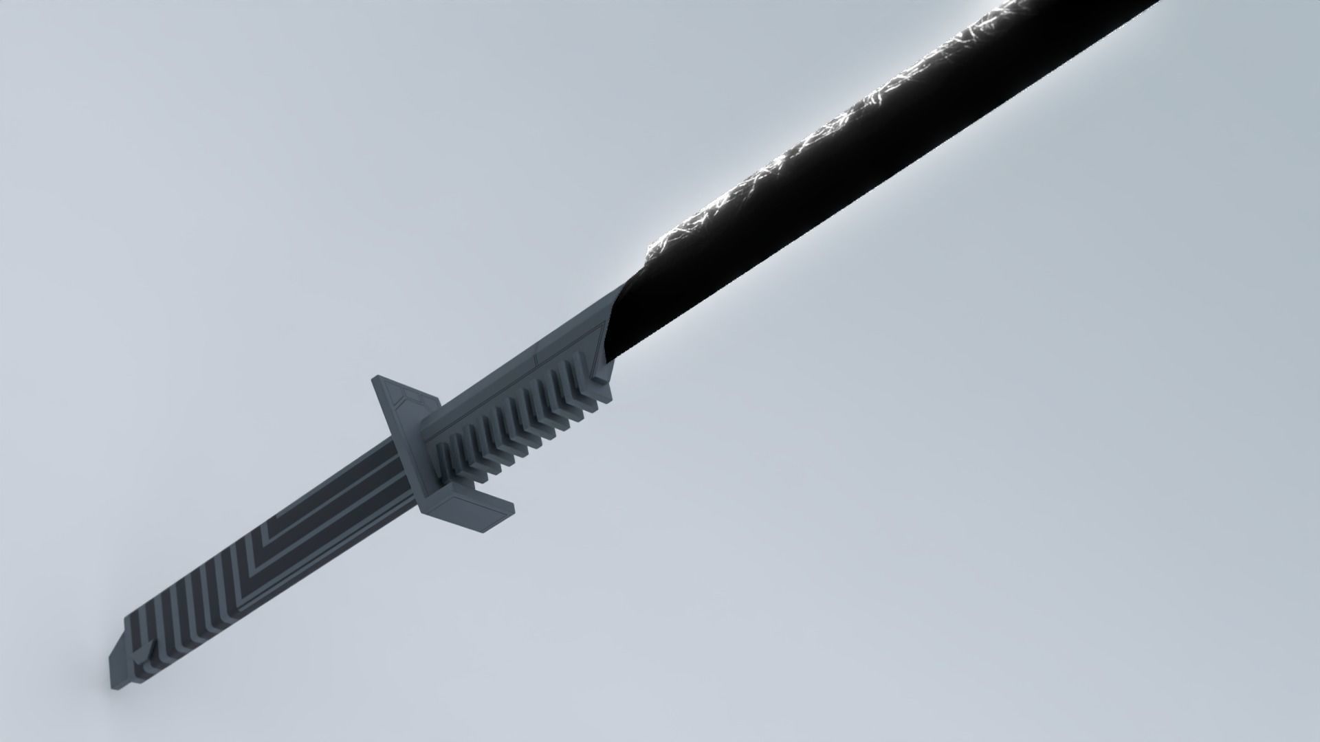 Mandalorian Dark Saber 3D model_8