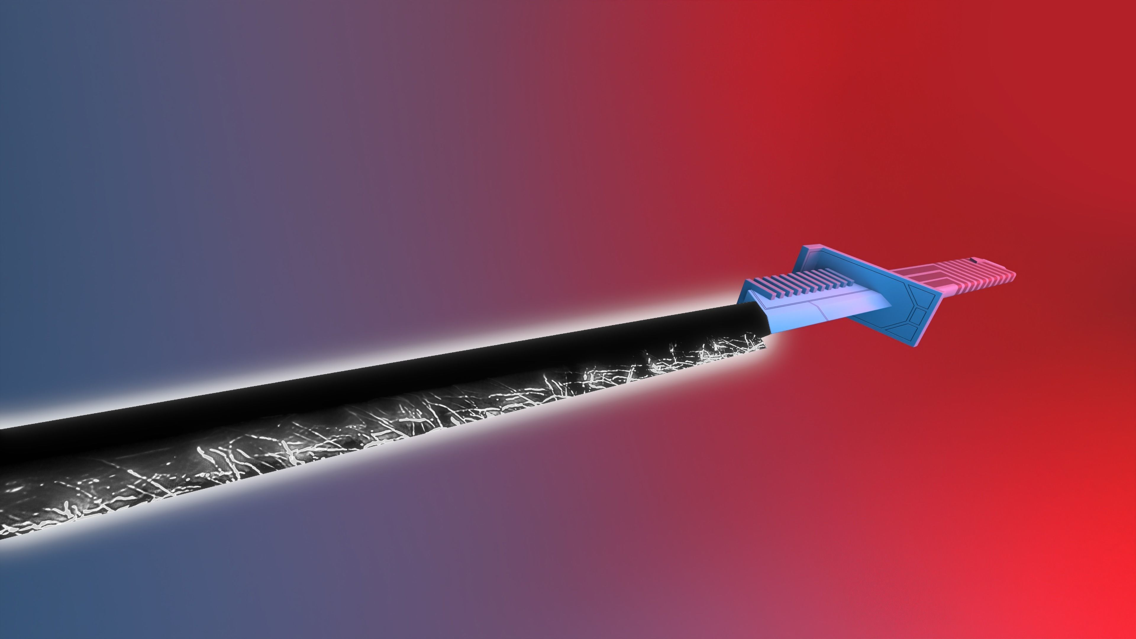 Mandalorian Dark Saber 3D model_1