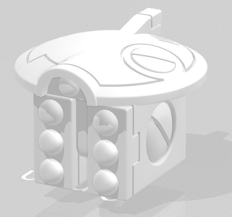 Coral Drop Capsule 3D print model_5