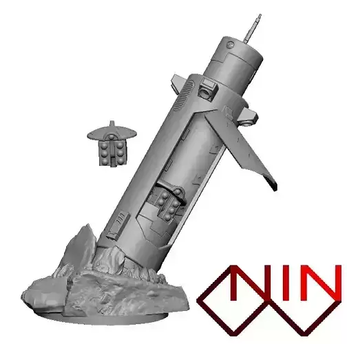 Coral Drop Capsule 3D print model