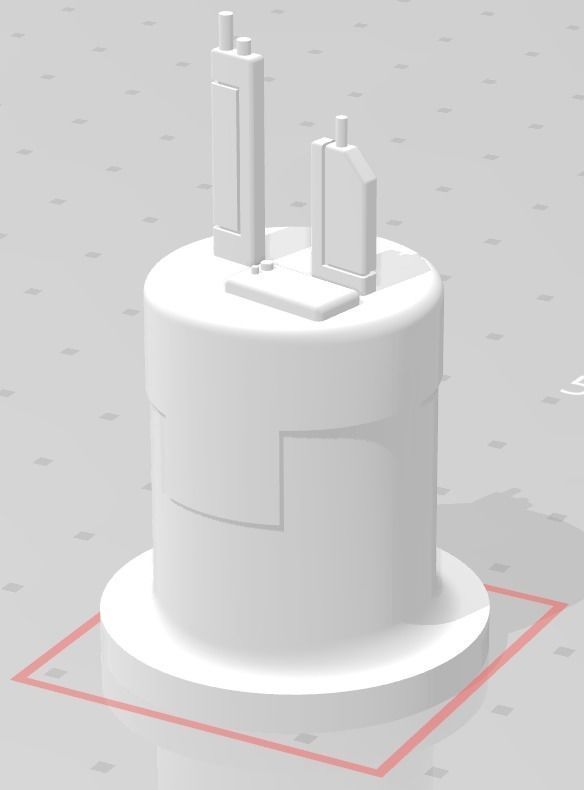 Coral Drop Capsule 3D print model_3