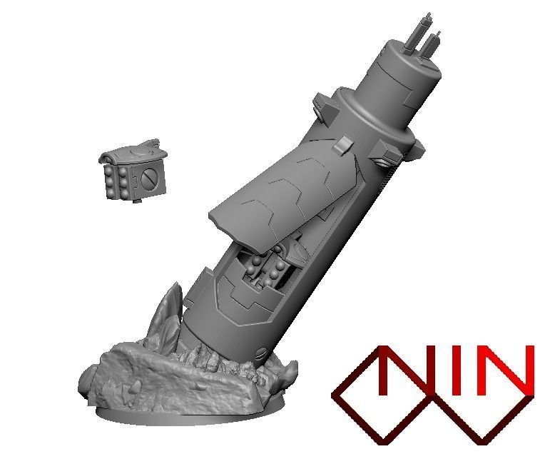 Coral Drop Capsule 3D print model_1