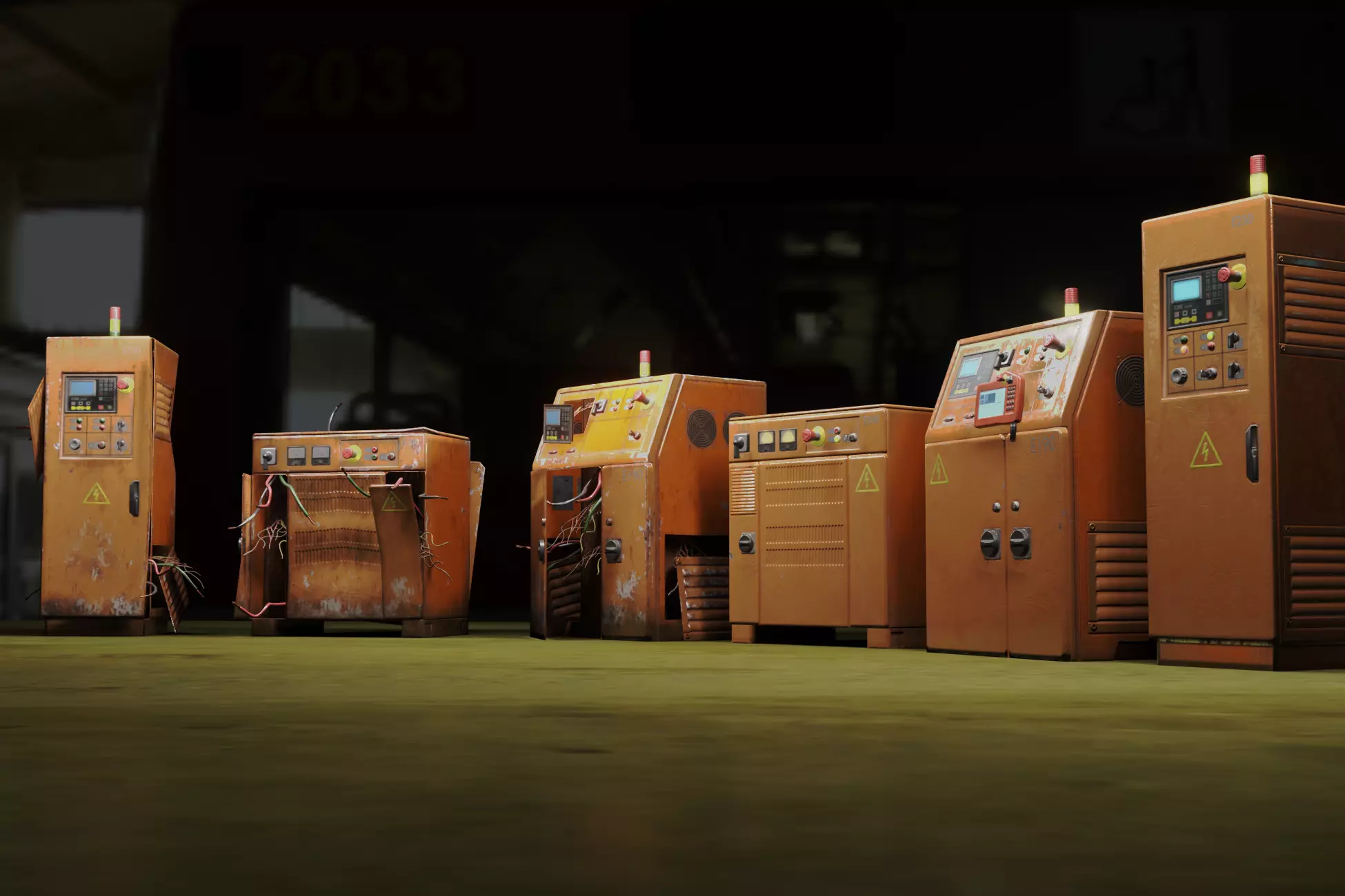 Control block pack 3D model_0